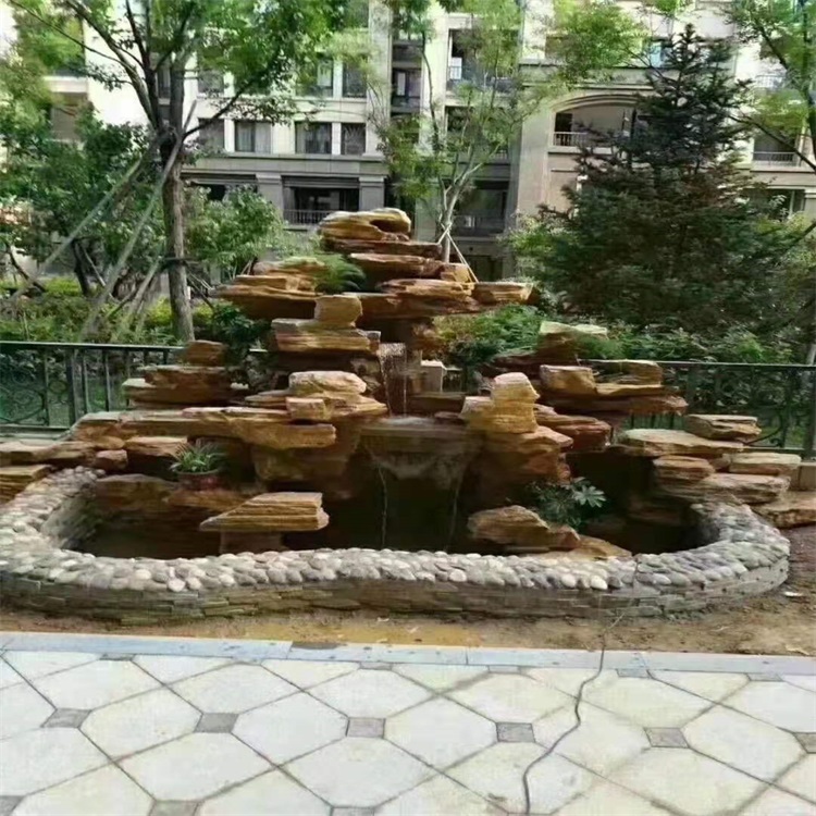 济南庭院假山鱼池设计方案